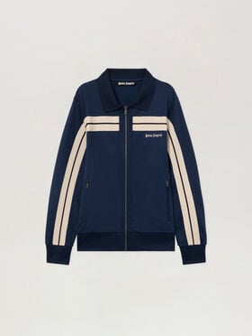 Heritage Logo Track Jacket PALM ANGELS Heritage Logo Track Jacket NAVY BLUE - OFF WHITE PAMBD03F26FB01