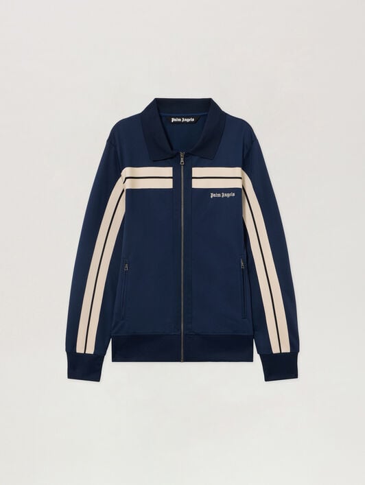 Heritage Logo Track Jacket PALM ANGELS Heritage Logo Track Jacket NAVY BLUE - OFF WHITE PAMBD03F26FB01