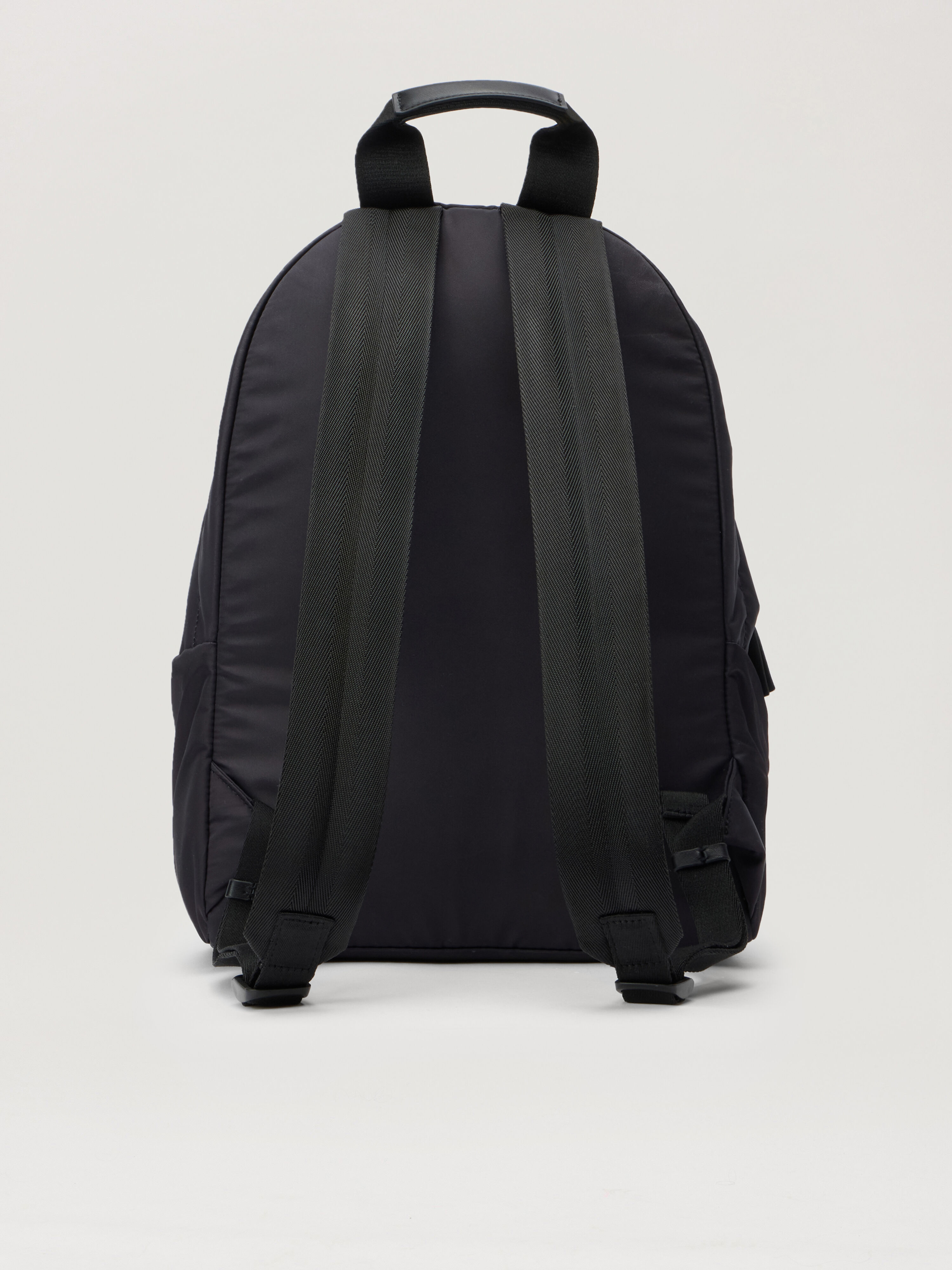 PALM ANGELS Blurred Logo Big Backpack BLACK - OCHER YELLOW PBNB018F25FAB001