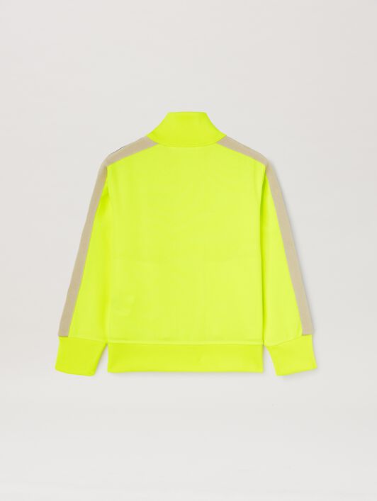 PALM ANGELS  Track Jacket YELLOW FLUO BLACK PBBD002S25FAB001