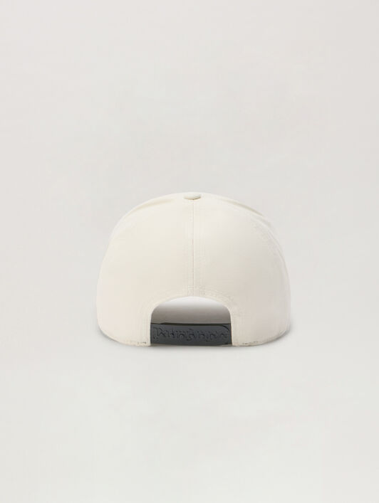 PALM ANGELS Classic Logo Cap OFF WHITE BLACK PWLB032S26FAB001