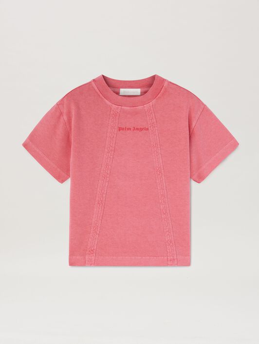 PALM ANGELS  T-Shirt mit Logo CHERRY CHERRY PGAA012S25JER001