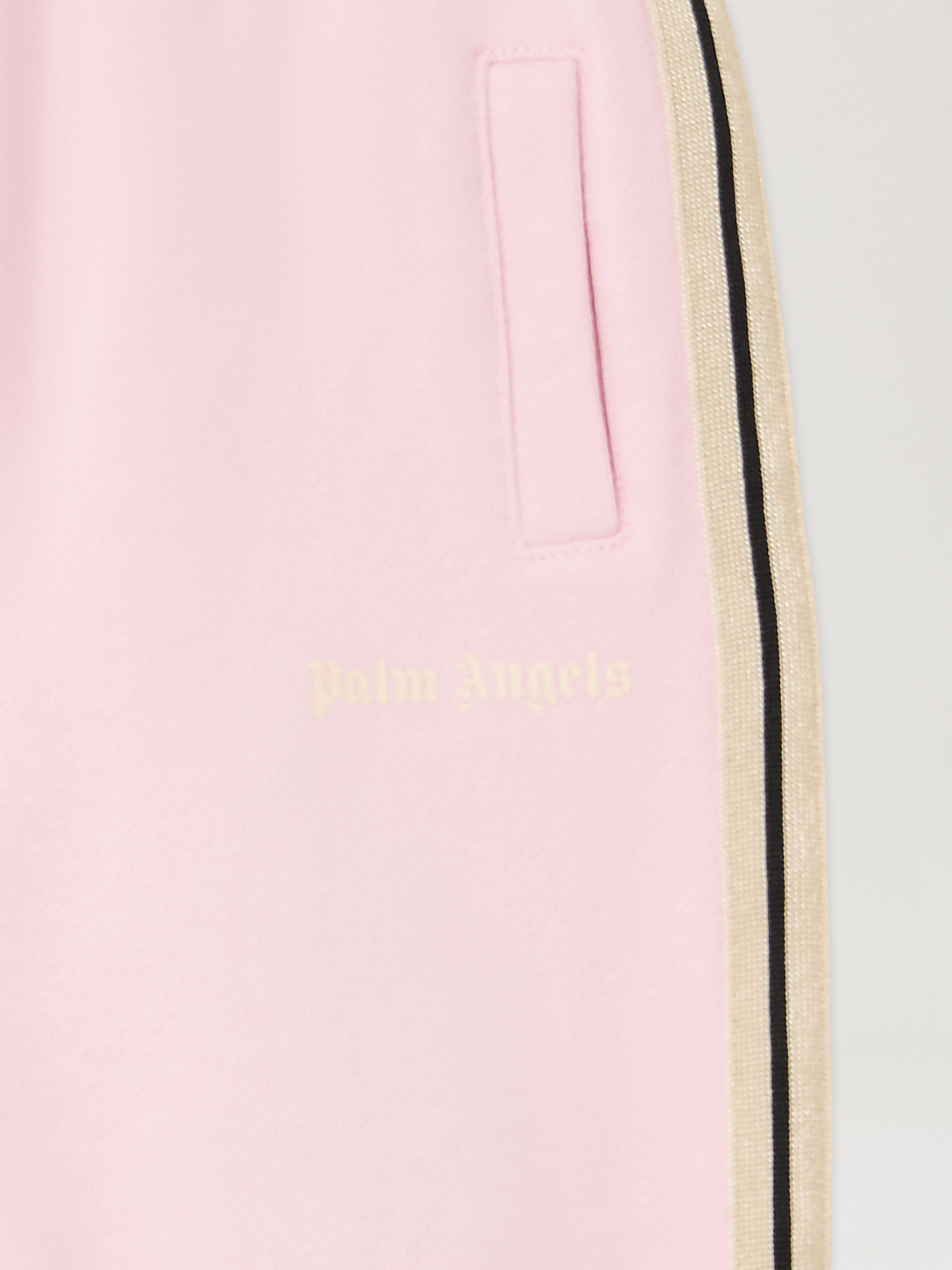 PALM ANGELS Pa New Track Sweatpants SOFT PINK - OFF WHITE PG4X002F25FLE001