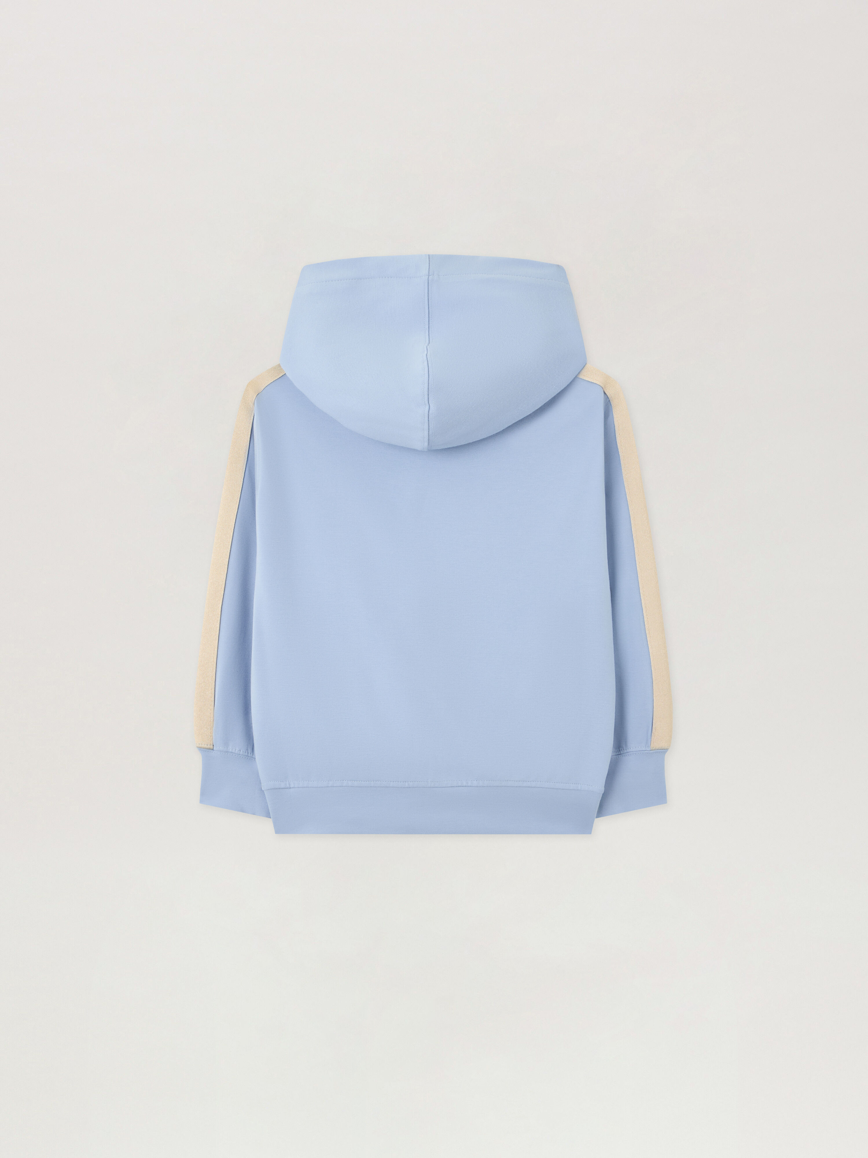 PALM ANGELS Track Full Zip Hoodie BLU BIMBO/ BABY BLUE PBBD017S26FLE001