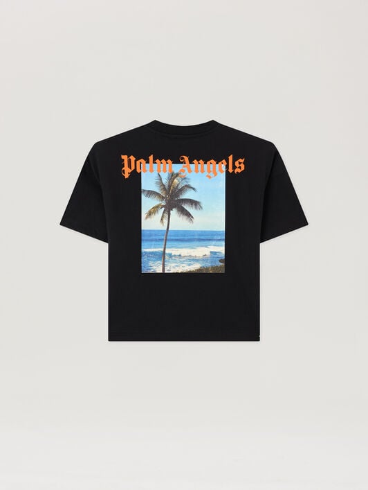 PALM ANGELS Since 2015 Over T-Shirt NERO/BLACK PBAA002S26JER002