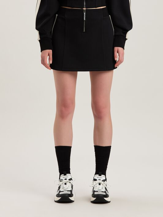 PALM ANGELS  Neopren Mini-Rock BLACK - OFF WHITE PWCC086S25FAB001