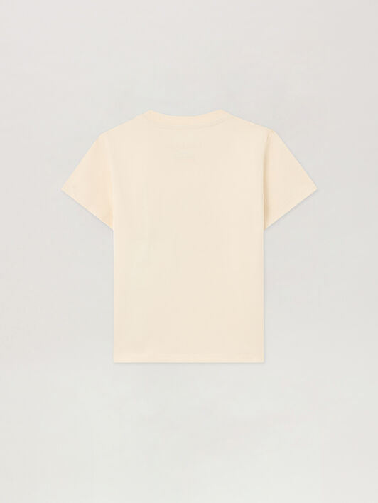 PALM ANGELS Spray Bear T-Shirt OFF WHITE PGXB001S26JER001