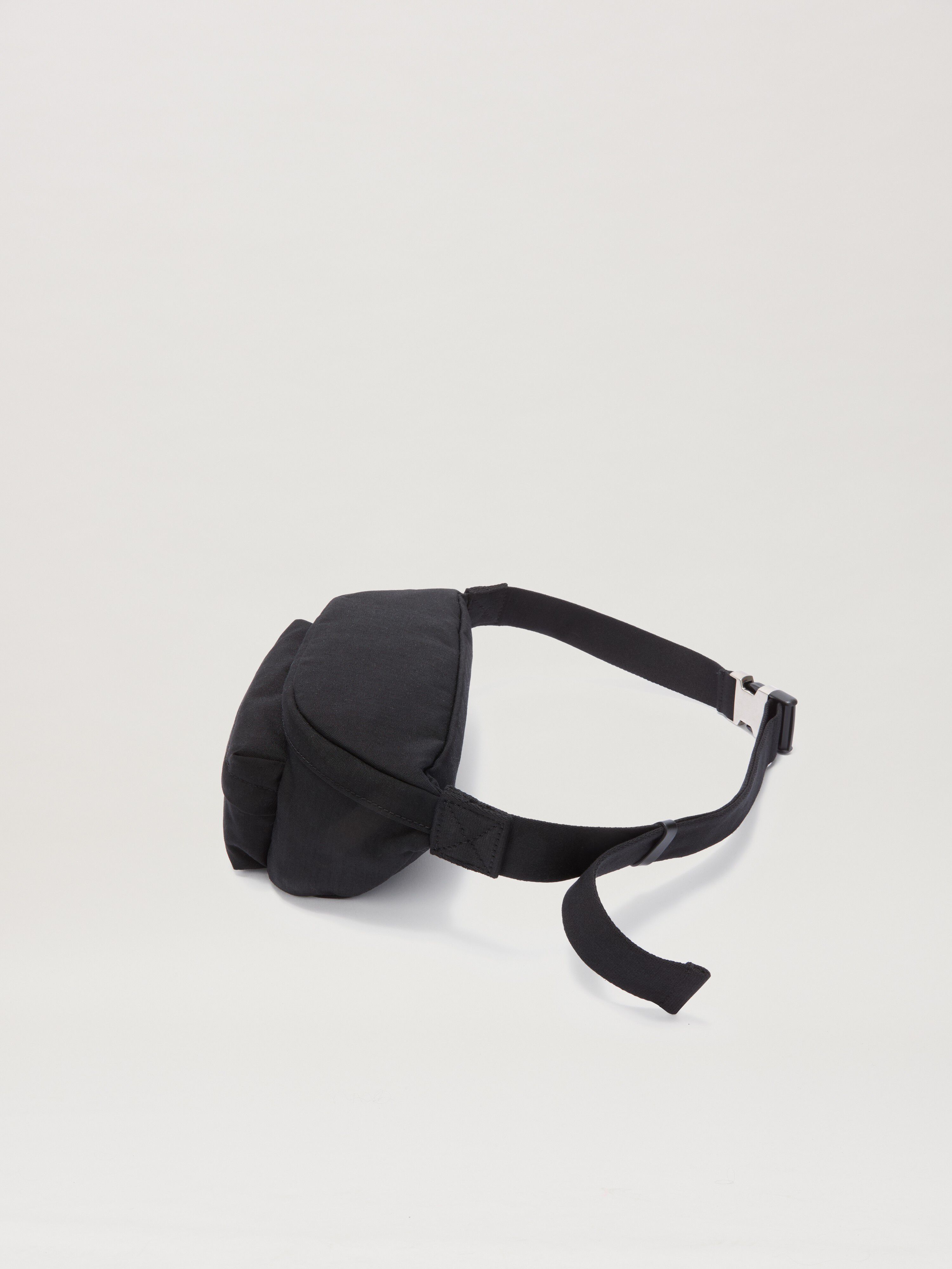 PALM ANGELS  Classic logo fanny pack BLACK/WHITE PMNO009C99FAB001