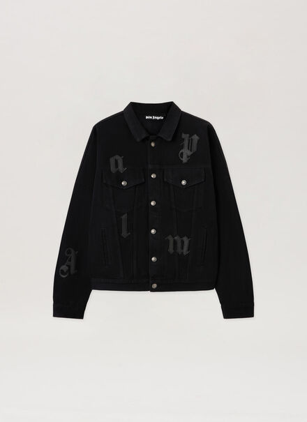 Gothic Logo Denim Jacket