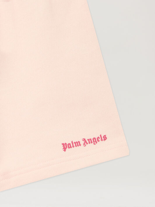 PALM ANGELS Classic Logo Sweat Short ROSA/PINK PG6X002S26FLE001