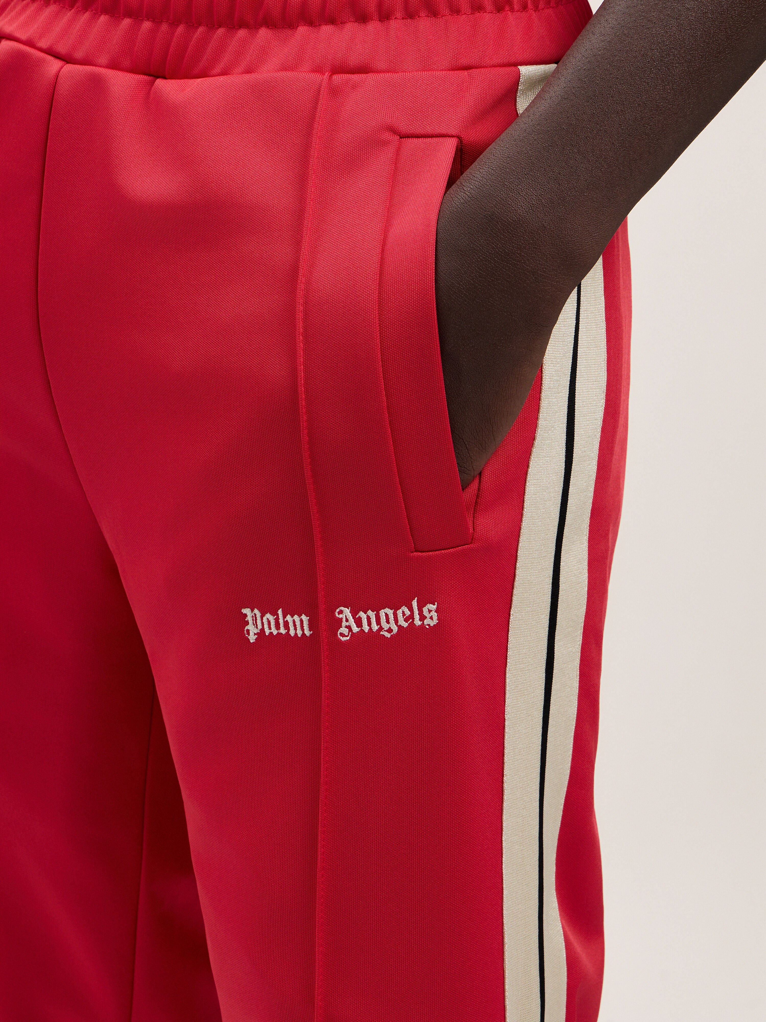 Classic Logo Track Pants PALM ANGELS Classic Logo Track Pants RED OFF WHITE PMCJ020S26FAB001