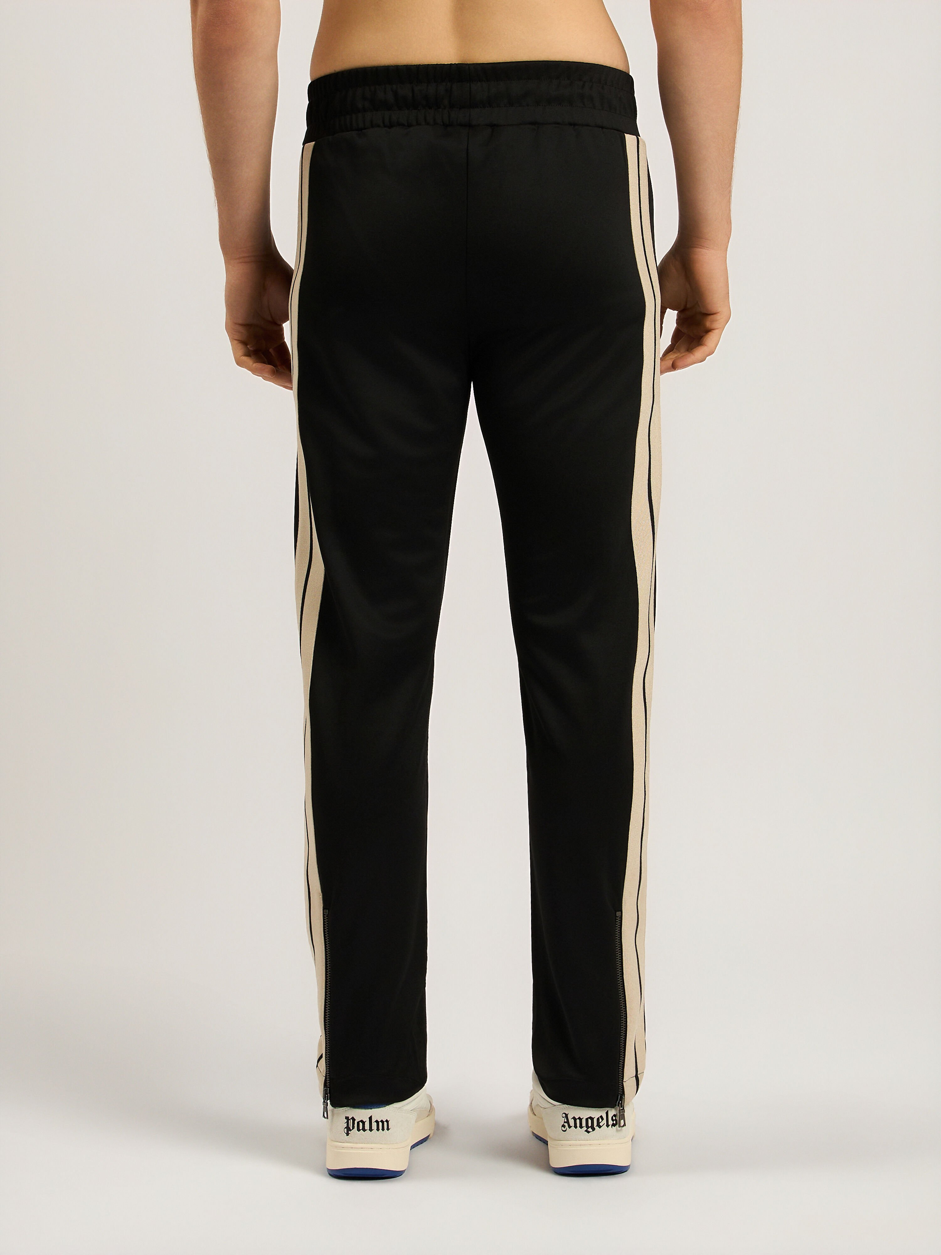 Classic Logo Track Pants PALM ANGELS Classic Logo Track Pants BLACK - OFF WHITE PAMCJ02F26FB01