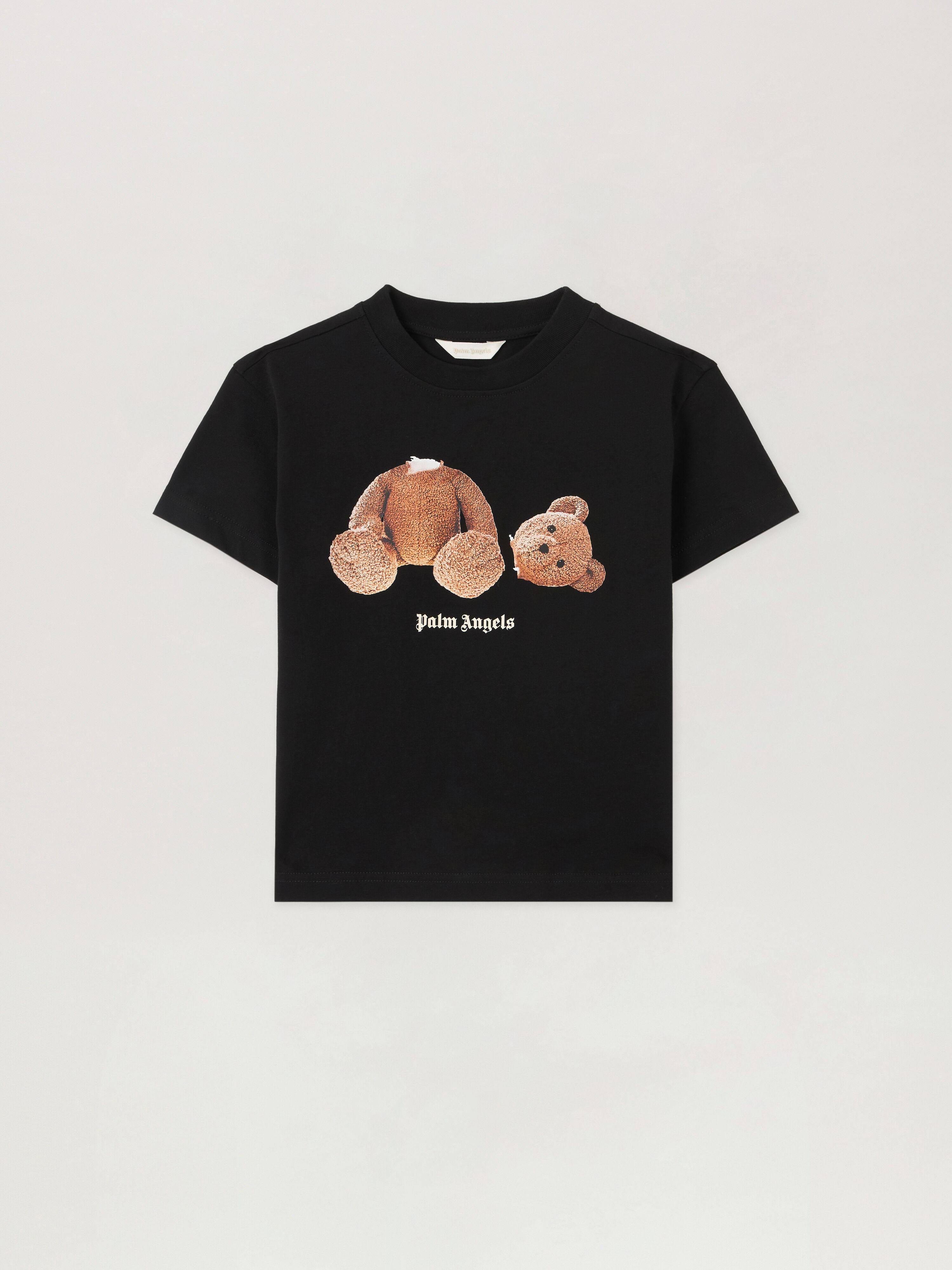置物 Palm Angels bear boule de neige Bear Graphic T-Shirt in NERO/BLACK | Palm Angels®