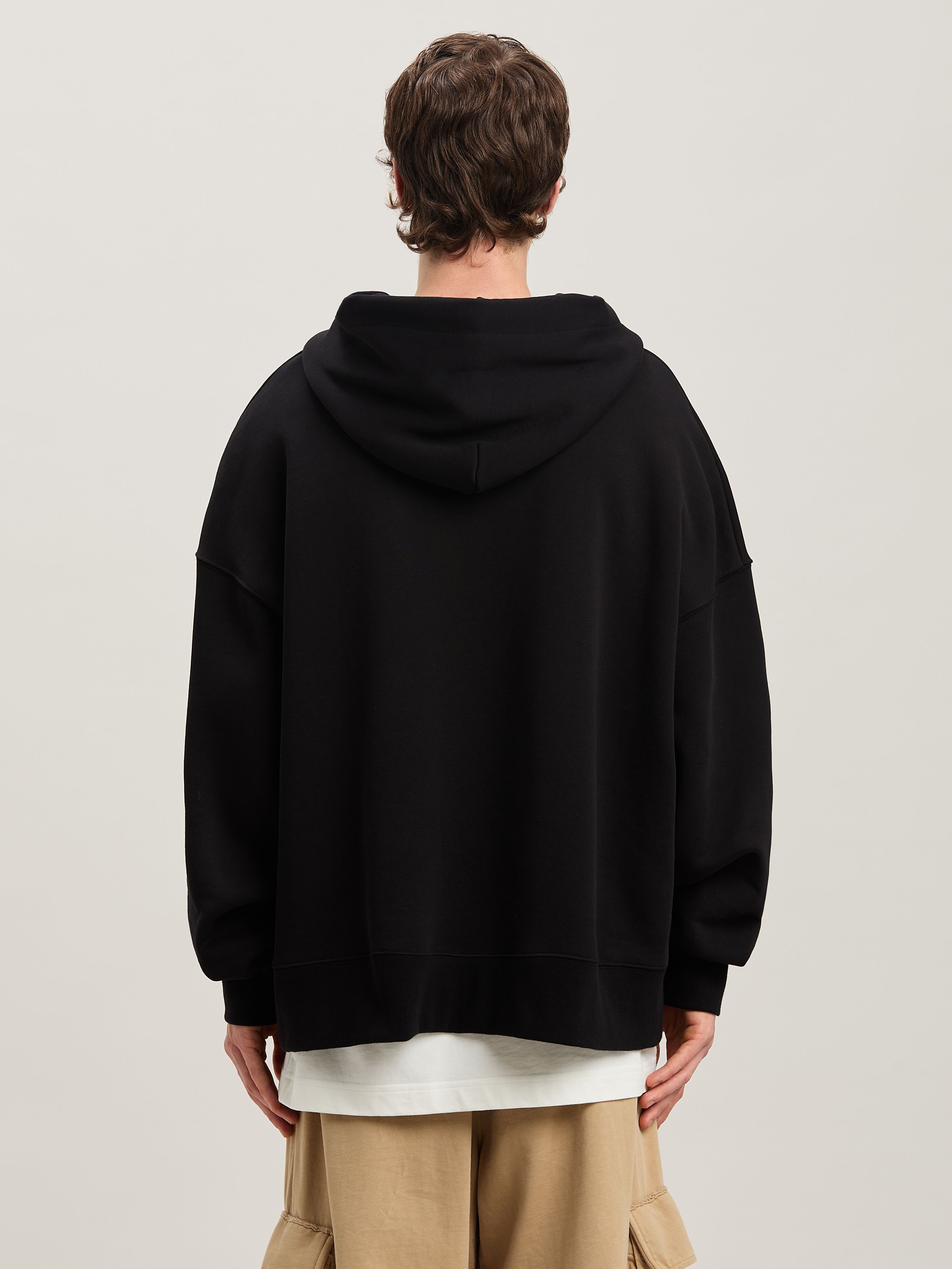 PALM ANGELS  Bear in Mind Hoodie BLACK - BROWN PMBB172S25FLE001