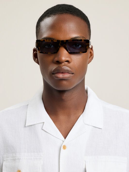 Belvedere Sunglasses PALM ANGELS Belvedere Sunglasses SHINY HAVANA PA1034604554
