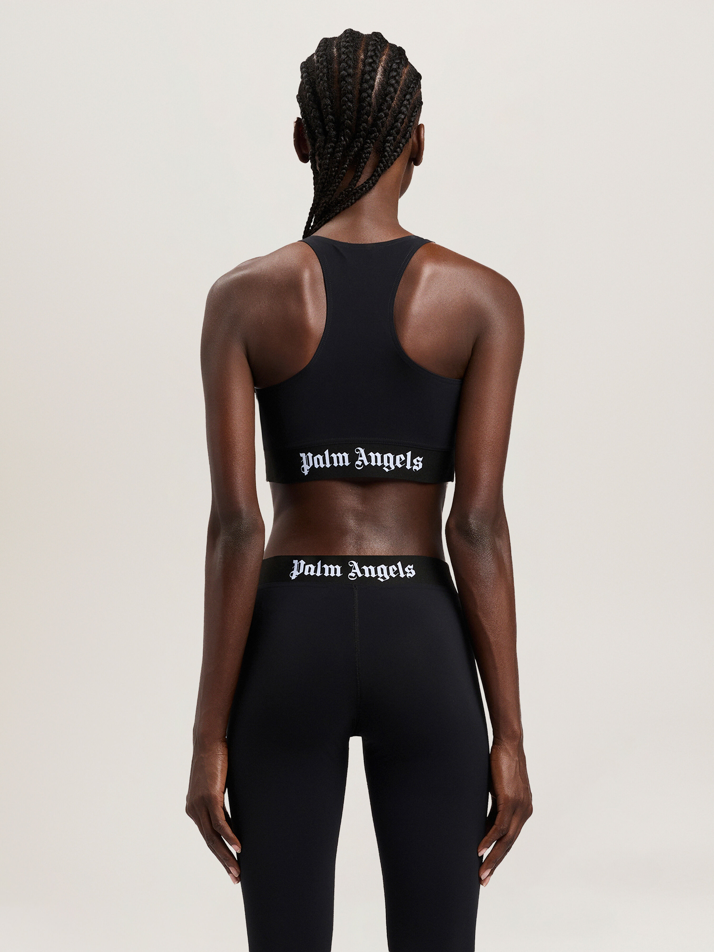 PALM ANGELS Classic Logo Sport Top BLACK - BLACK PAWVO01F26FB01