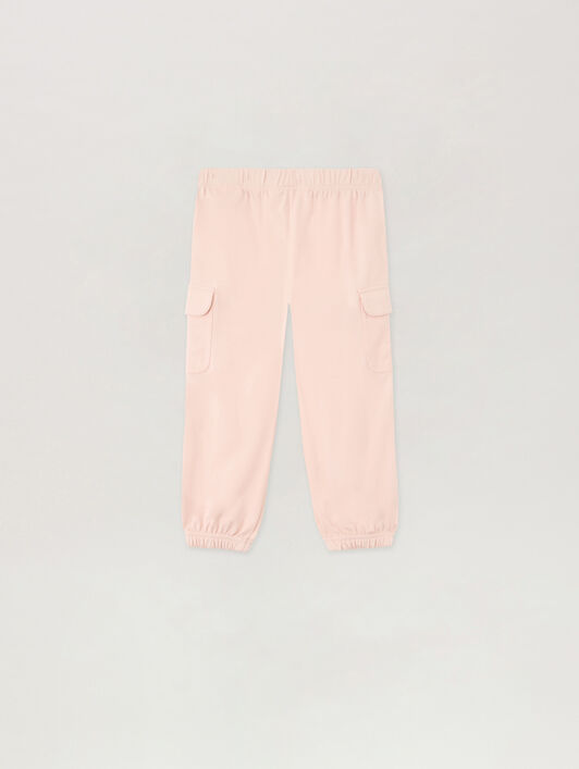 PALM ANGELS Track Cargo Sweatpant ROSA/PINK PG4X004S26FLE001