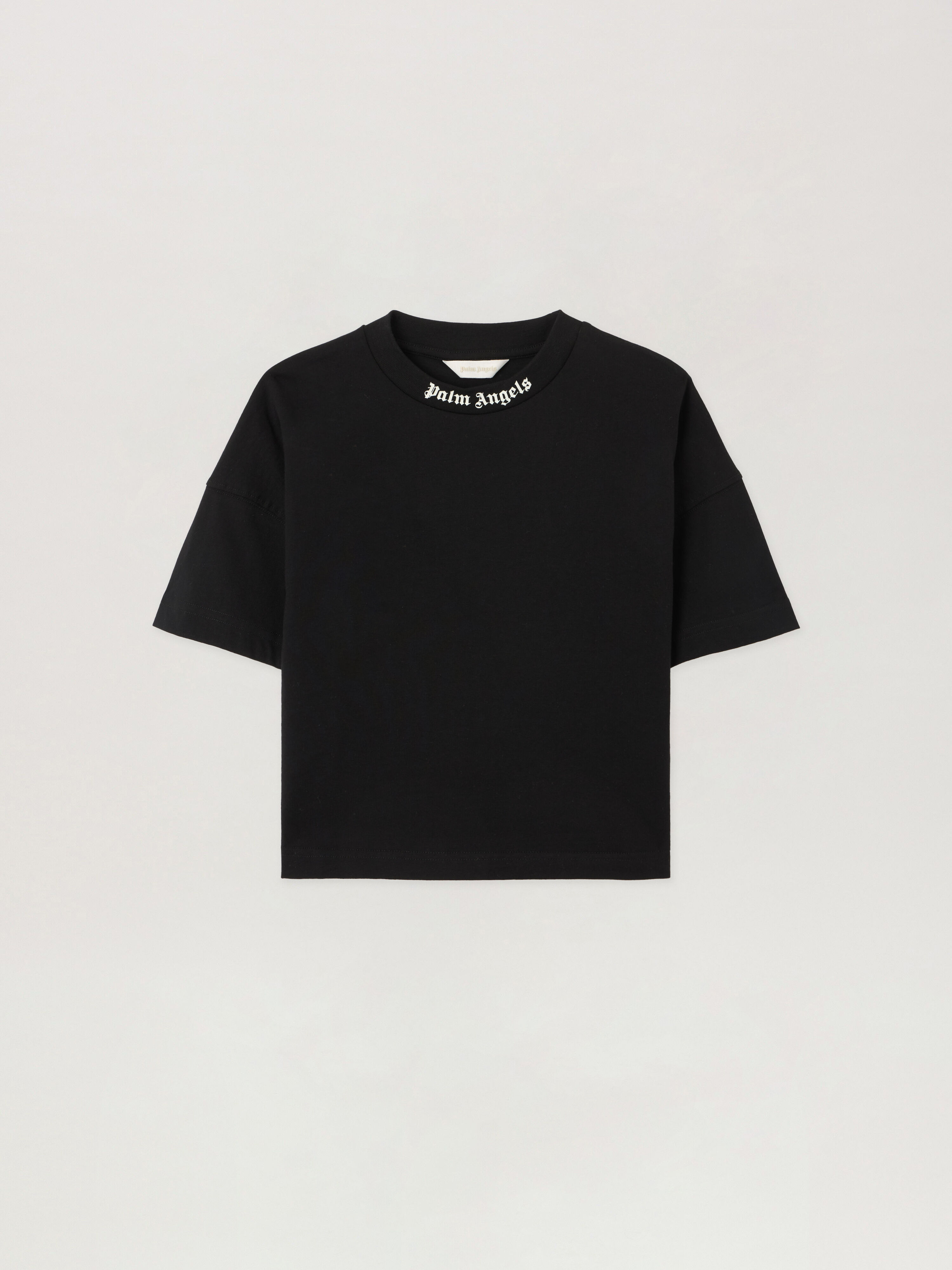Overlogo Crewneck T-Shirt in NERO/BLACK | Palm Angels®