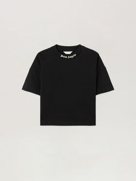 PALM ANGELS Overlogo Over T-Shirt NERO/BLACK PBAA002S26JER001