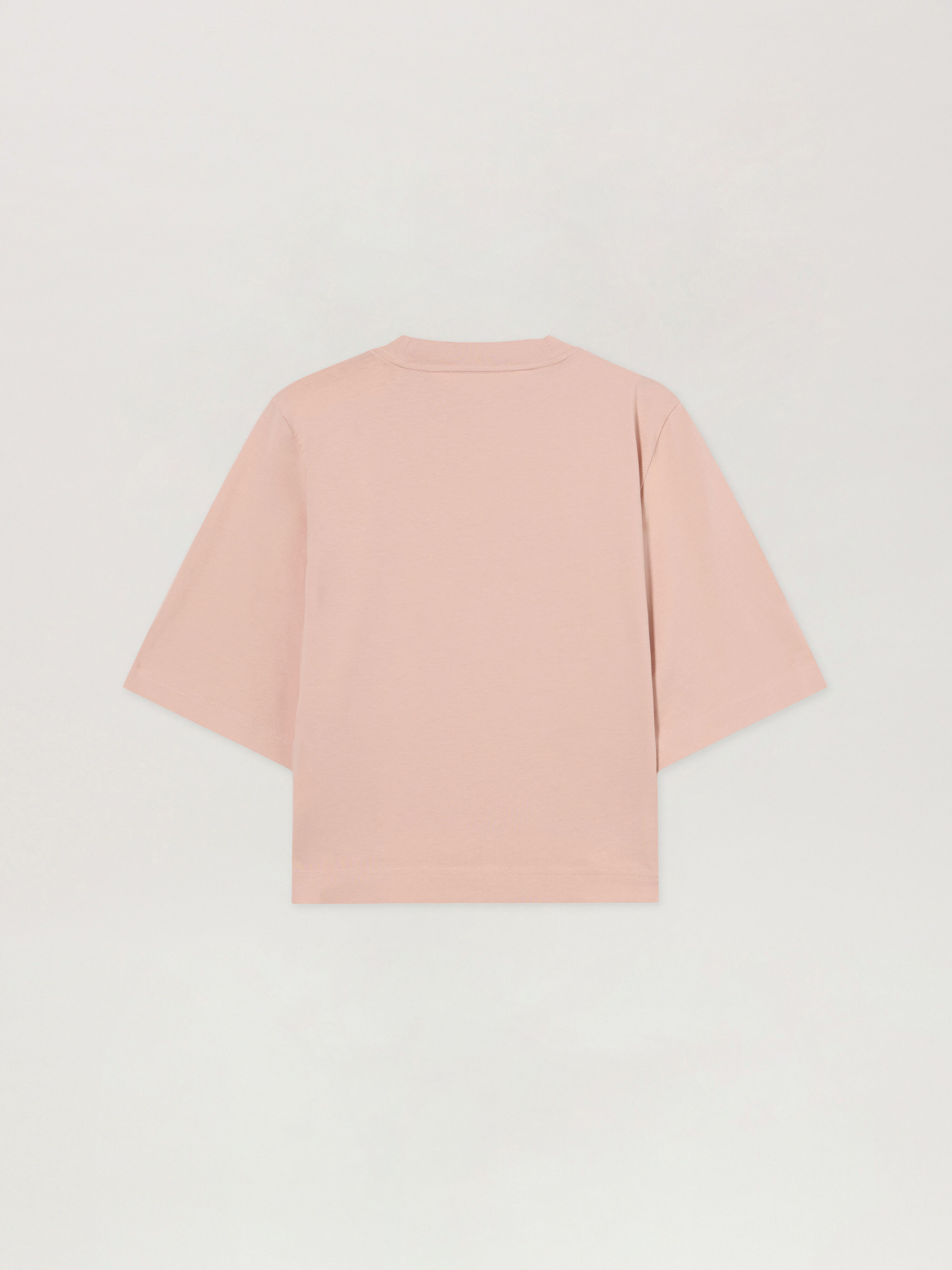 T-Shirt Boxy Con Strass PALM ANGELS T-Shirt Boxy Con Strass ROSE PINK - OFF WHITE PAWAA03F26JR02