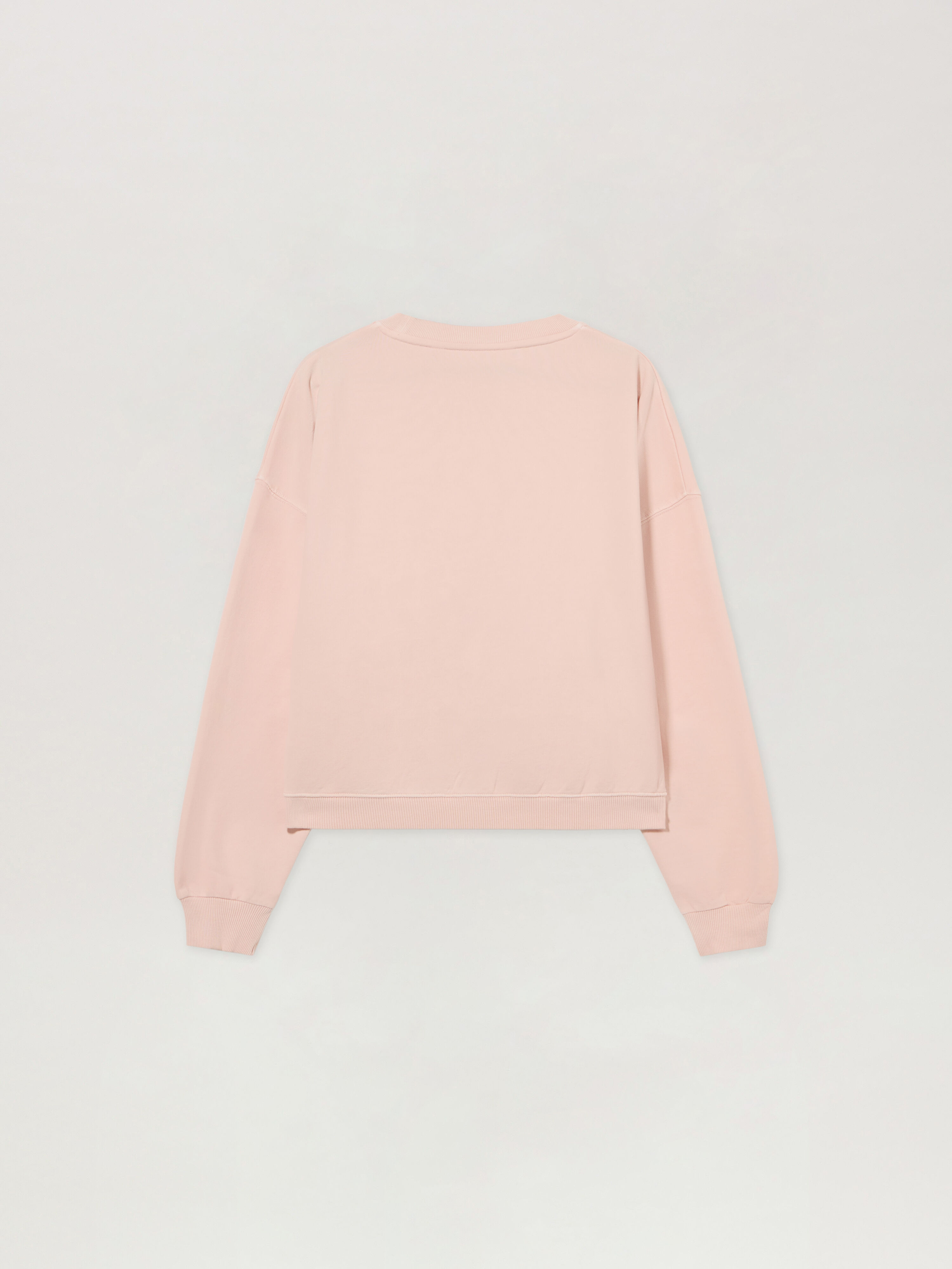 PALM ANGELS Felpa Con Logo Stud ROSE PINK - OFF WHITE PAWBA03F26FL03