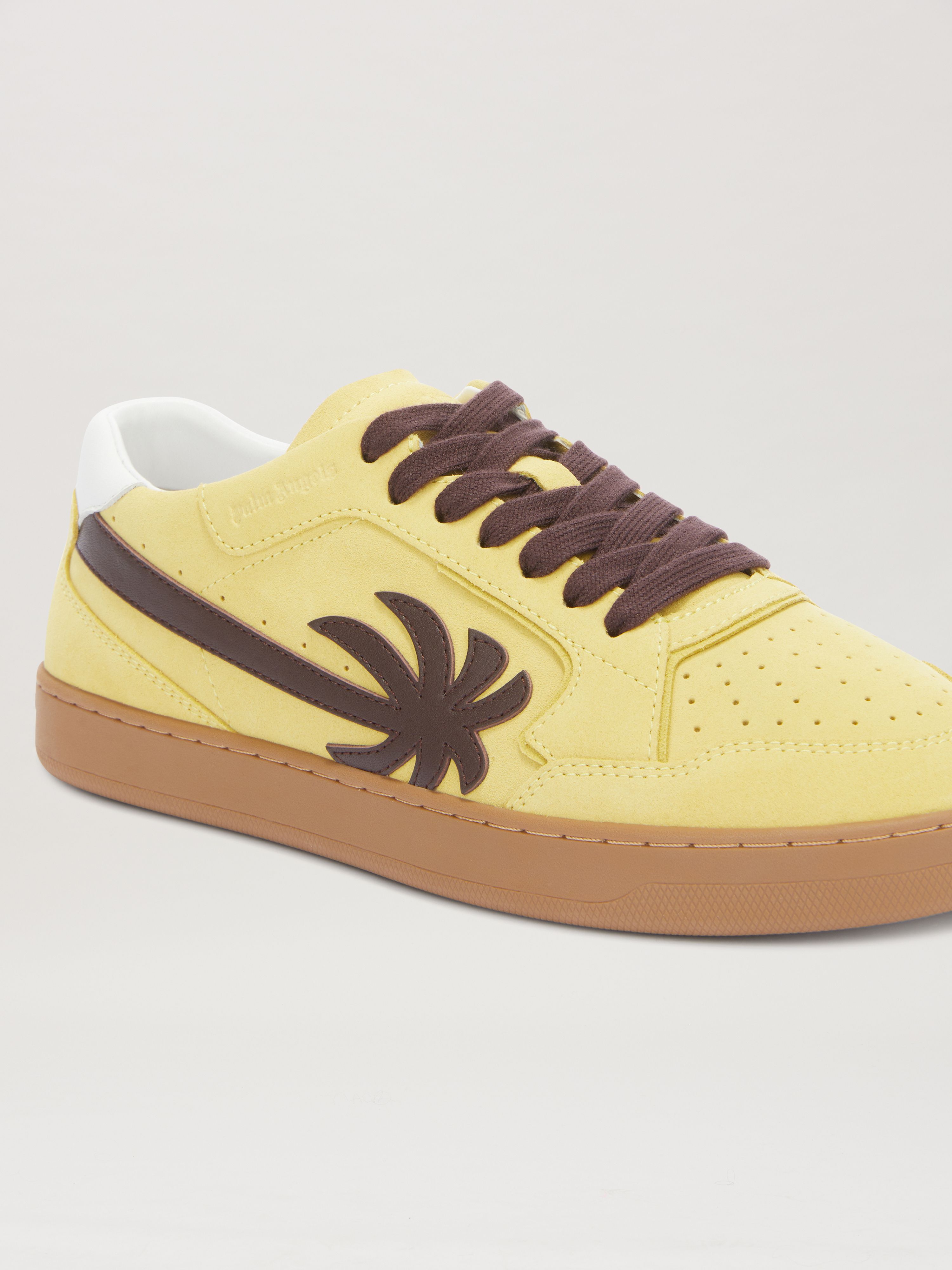 PALM ANGELS  New Palm 1 Sneakers OCHER YELLOW - BROWN PMIA099S25LEA002
