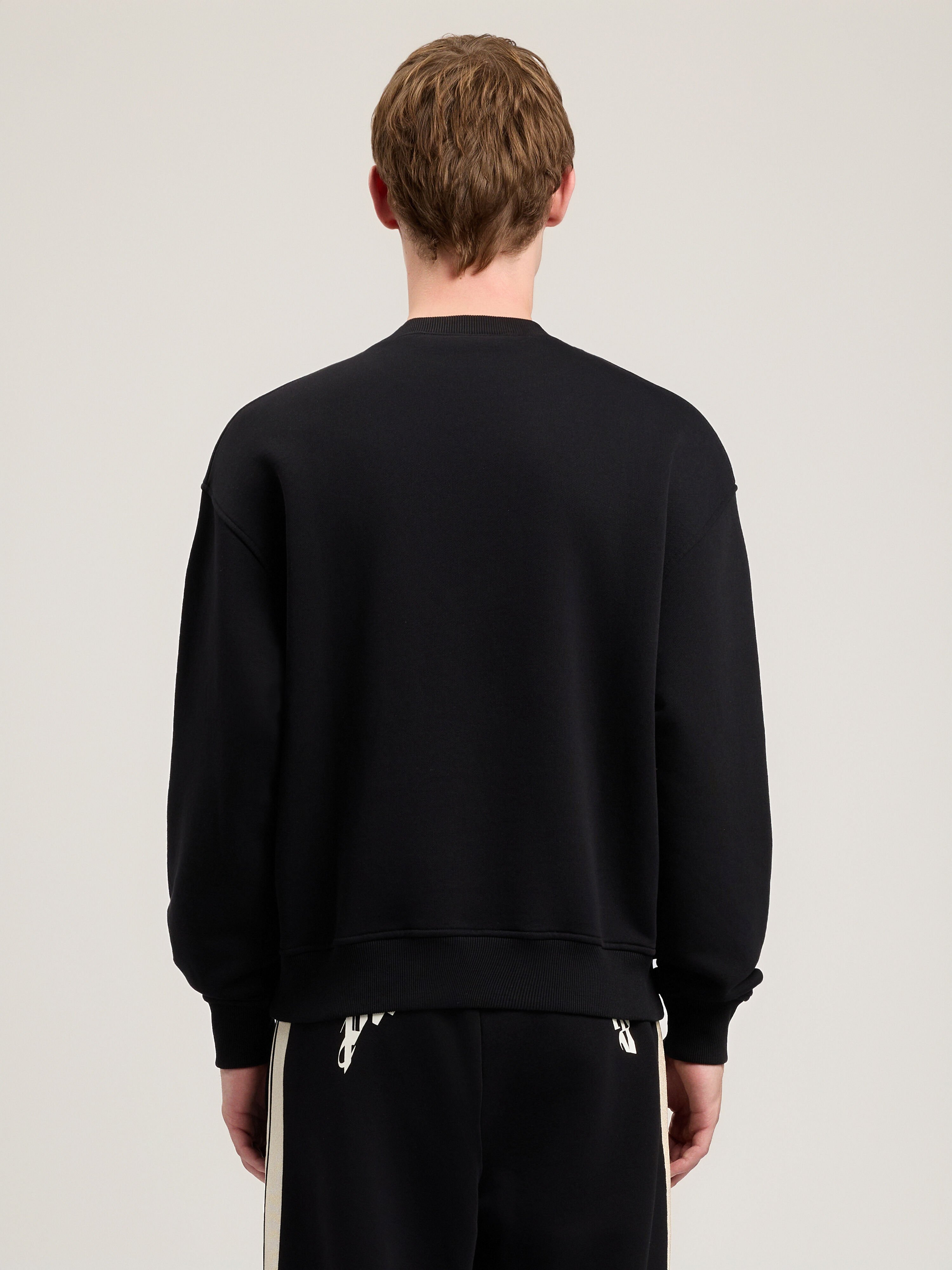 PALM ANGELS Bear Sweatshirt BLACK BROWN PMBA08HS26FLE009