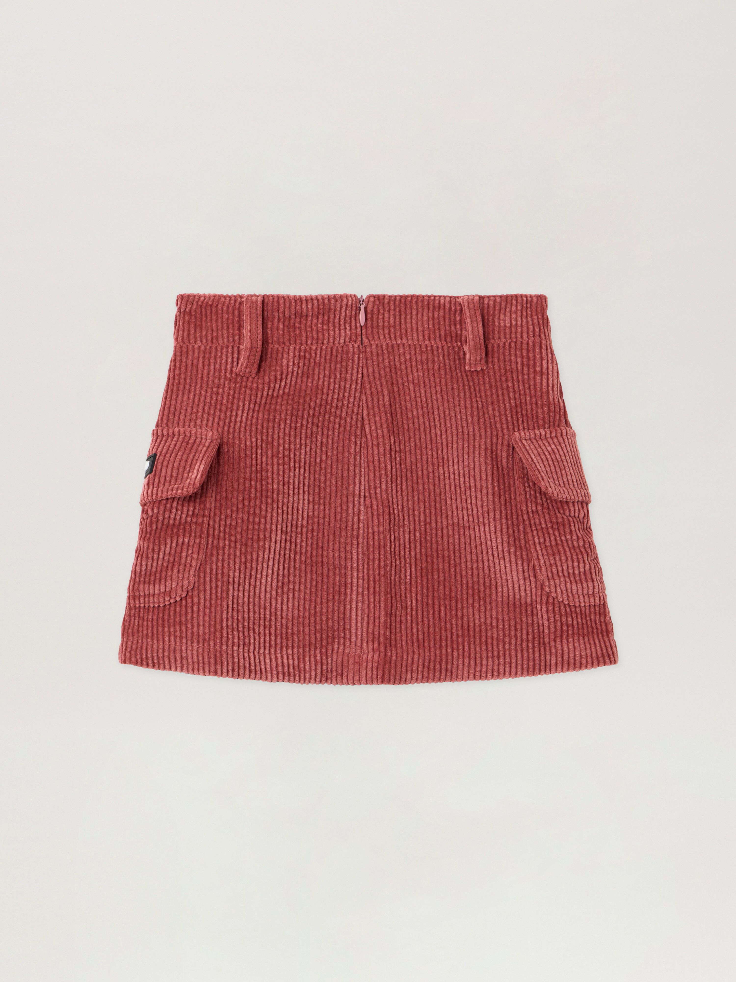 PALM ANGELS Pa  Corduroy Mini Cargo Skirt ANTIQUE ROSE OFF WHITE PGCU007F25FAB001