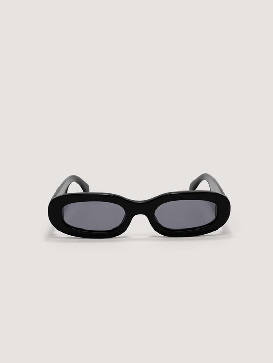 Yolo Black Lens Sunglasses PALM ANGELS Yolo Black Lens Sunglasses SHINY BLACK PA1032100753