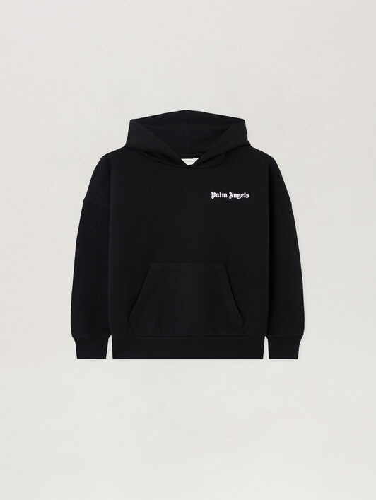 PALM ANGELS Overlogo Over Fit Hoodie NERO/BLACK PGBB014S26FLE001