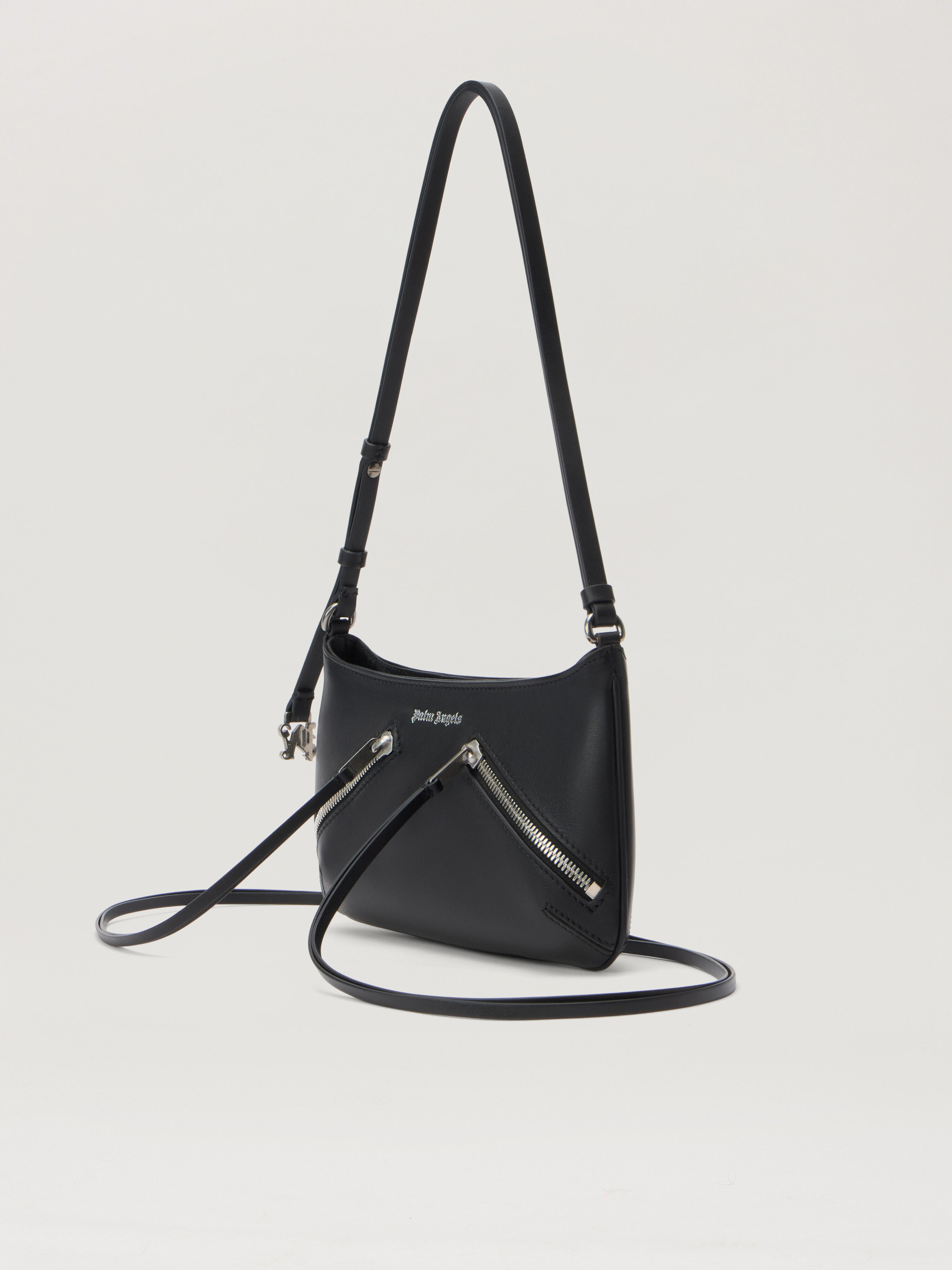 Zip-Up Giorgina Bag PALM ANGELS Zip-Up Giorgina Bag BLACK - BLACK PWNN03EF25LEA001