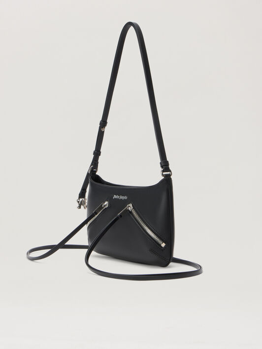 Zip-Up Giorgina Bag PALM ANGELS Zip-Up Giorgina Bag BLACK - BLACK PWNN03EF25LEA001