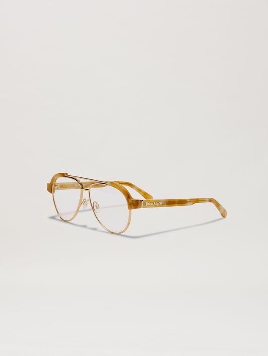 PALM ANGELS  Style 18 eyewear HAVANA LIGHT - NO COLOR PERJ018S25PLA001