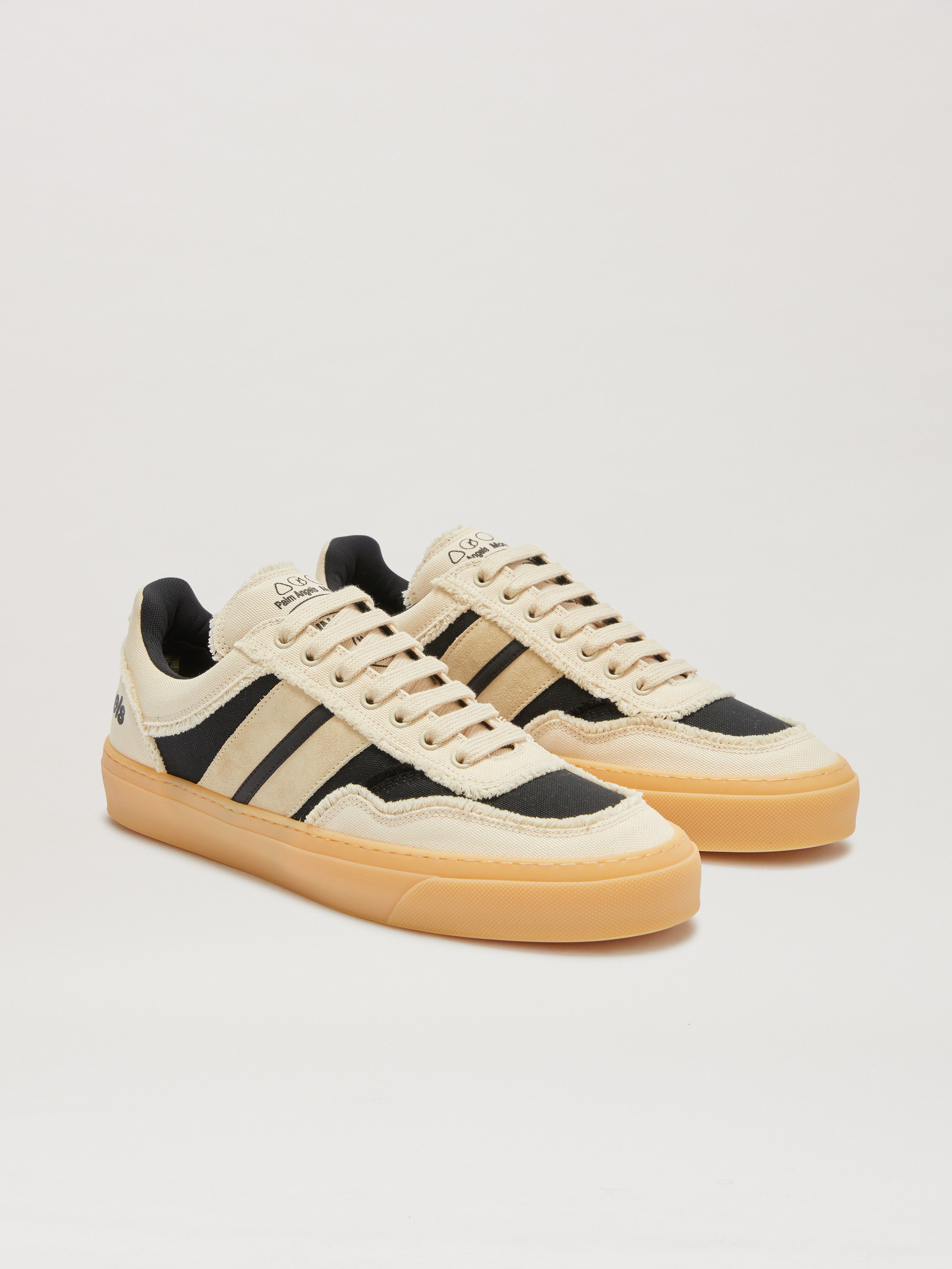 PALM ANGELS  PAxMoncler Monaco2 Sneaker BLACK - BEIGE PMIA104T25LEA001
