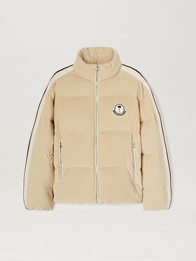 PALM ANGELS  Abrolhos down jacket Moncler x Palm Angels BEIGE - WHITE PMEJ008T25FAB001