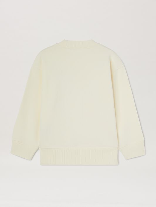 PALM ANGELS  The Palm sweatshirt BURROBLU FLUO PBBA012S25FLE001