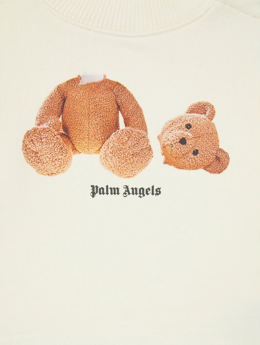 Bear long sleeves T-shirt PALM ANGELS Bear long sleeves T-shirt BURRO - MARRONE PGXC001S25FLE001