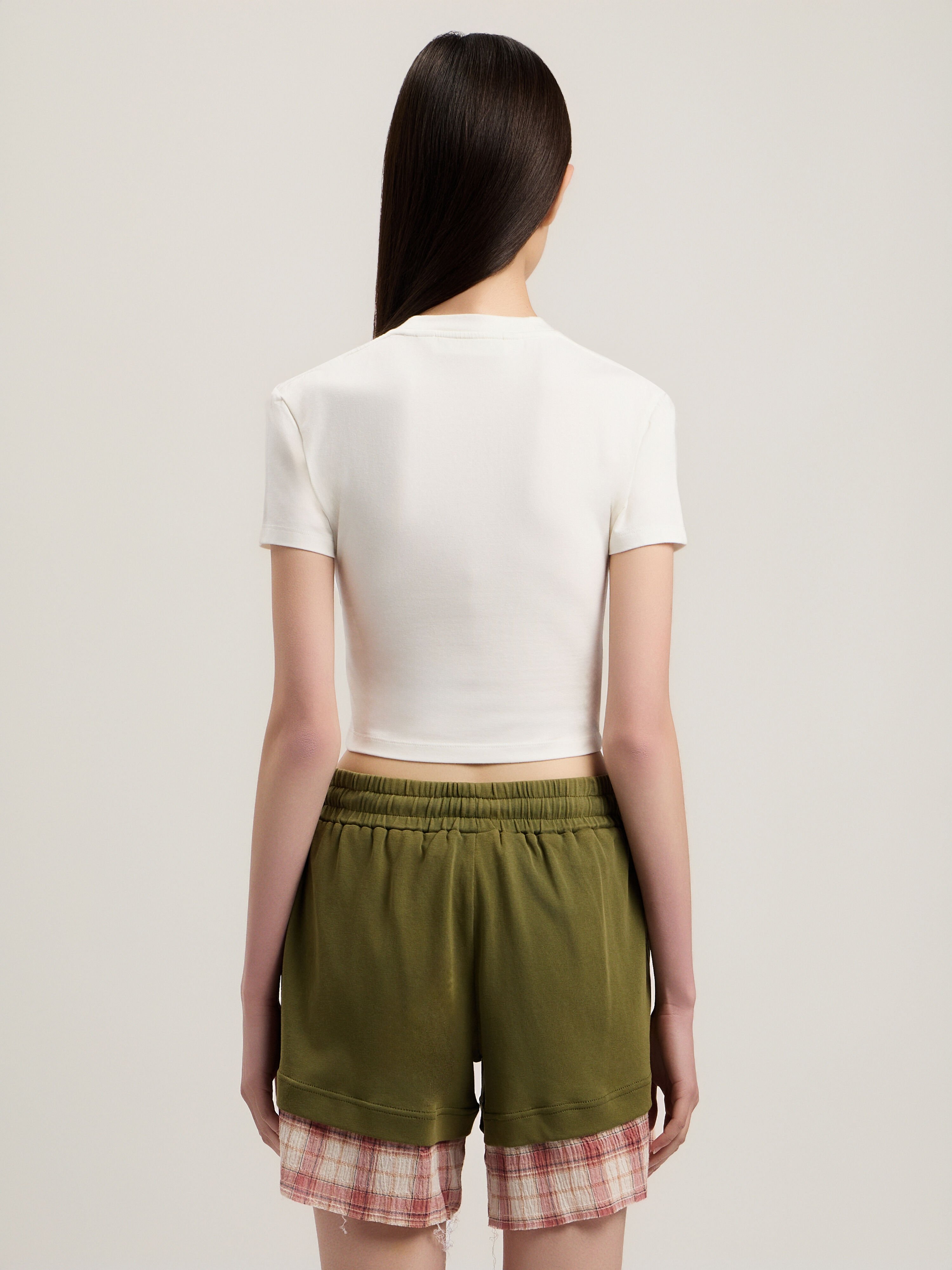 PALM ANGELS Classic Logo Baby T-Shirt OFF WHITE BLACK PWAA077S26JER001