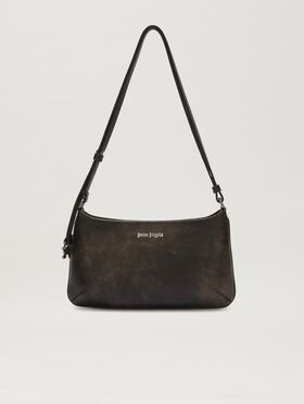 PALM ANGELS  Borsa a Spalla Giorgina CREMA/ORO PWNN028C99LEA001