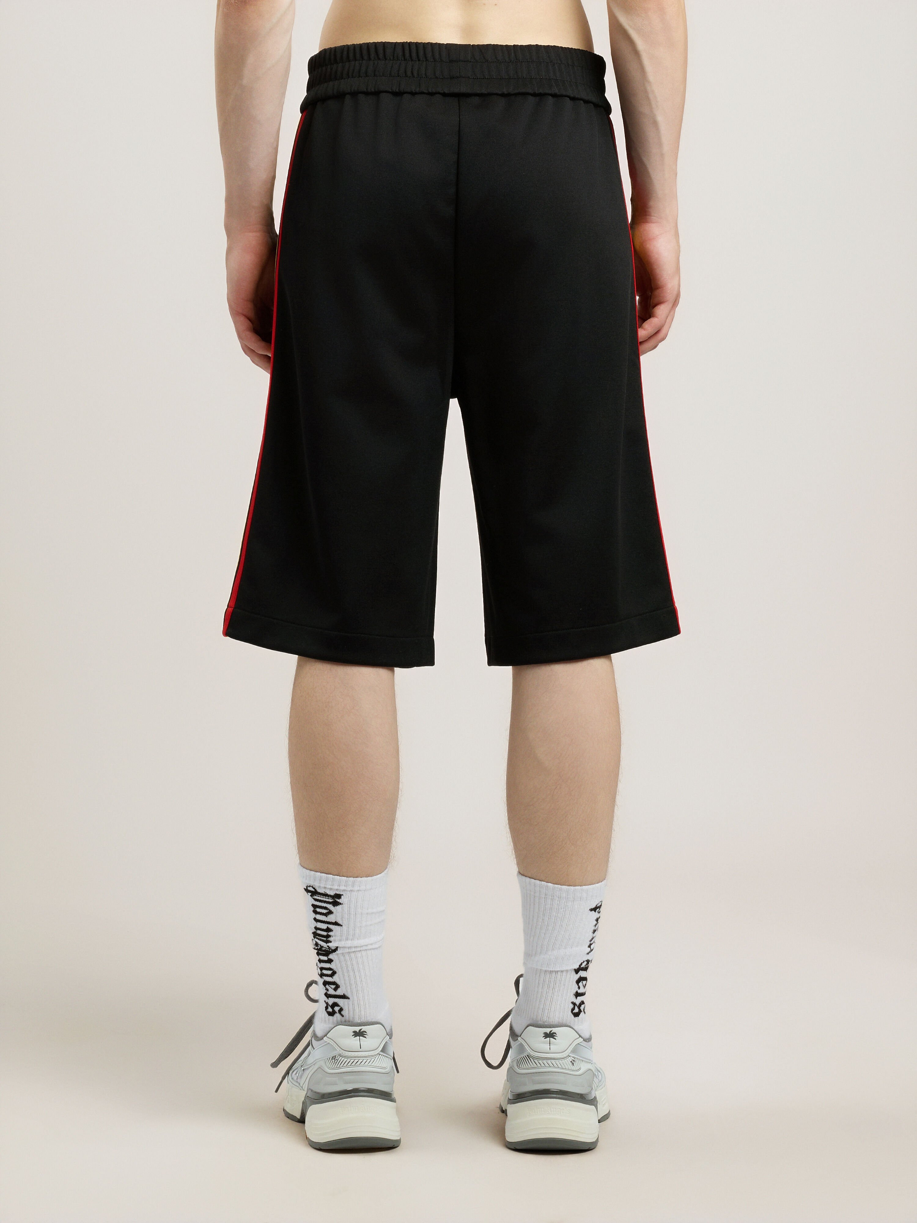 Classic Logo Vintage Track Shorts in BLACK OFF WHITE for Men