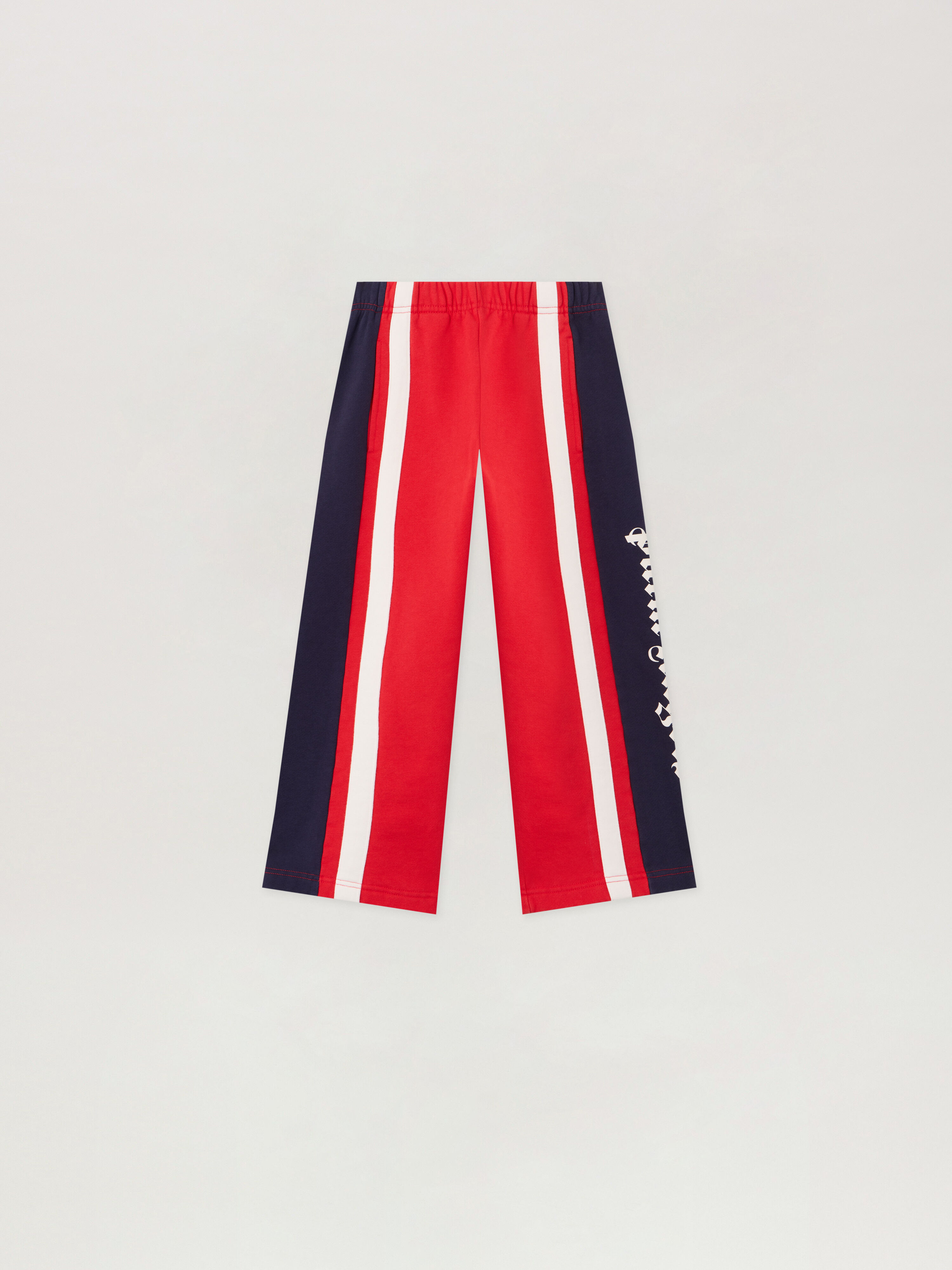 PALM ANGELS Pa Rugby Sweatpant RED - OFF WHITE PBCH018F25FLE001