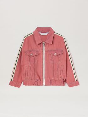 PALM ANGELS  Chambray Track Jacket BUTTER CHERRY PGAA001C99JER002