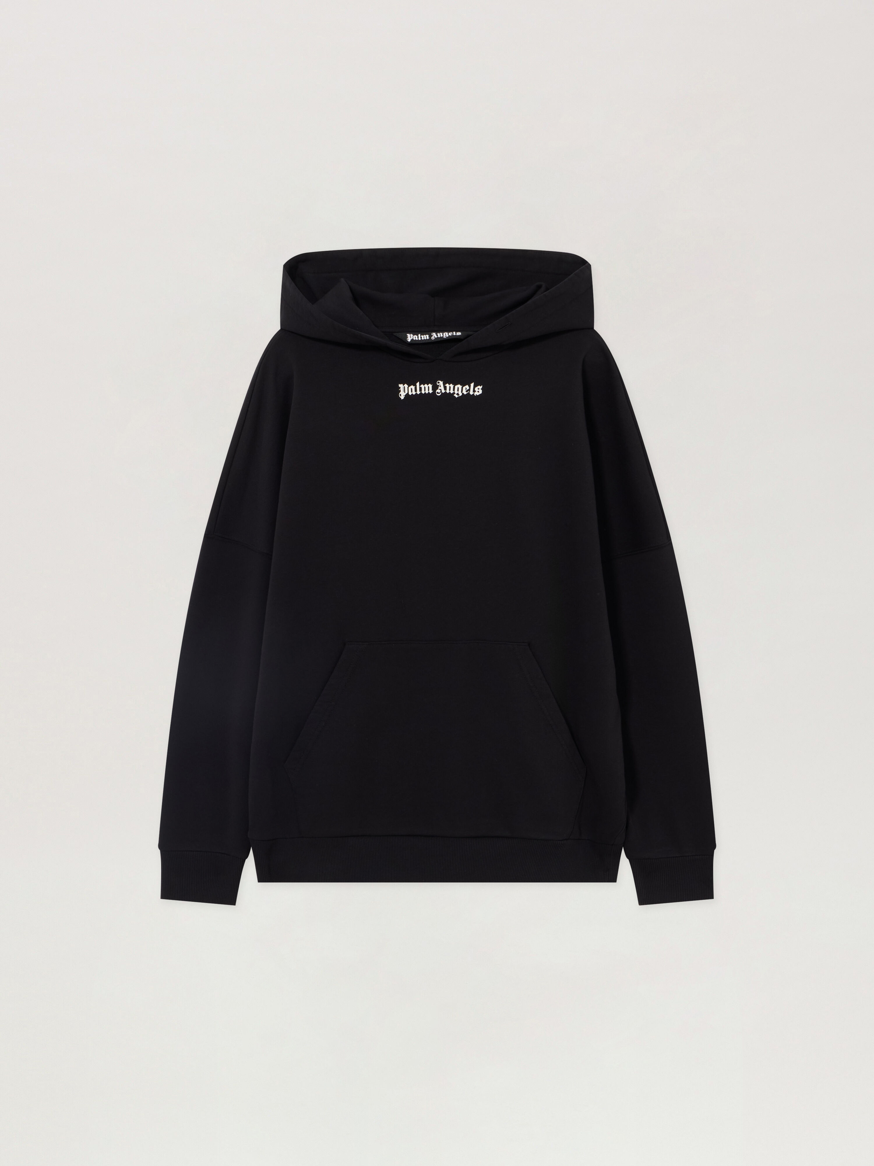 Classic Logo Oversized Hoodie PALM ANGELS Classic Logo Oversized Hoodie BLACK - OFF WHITE PAMBB02F26FL01