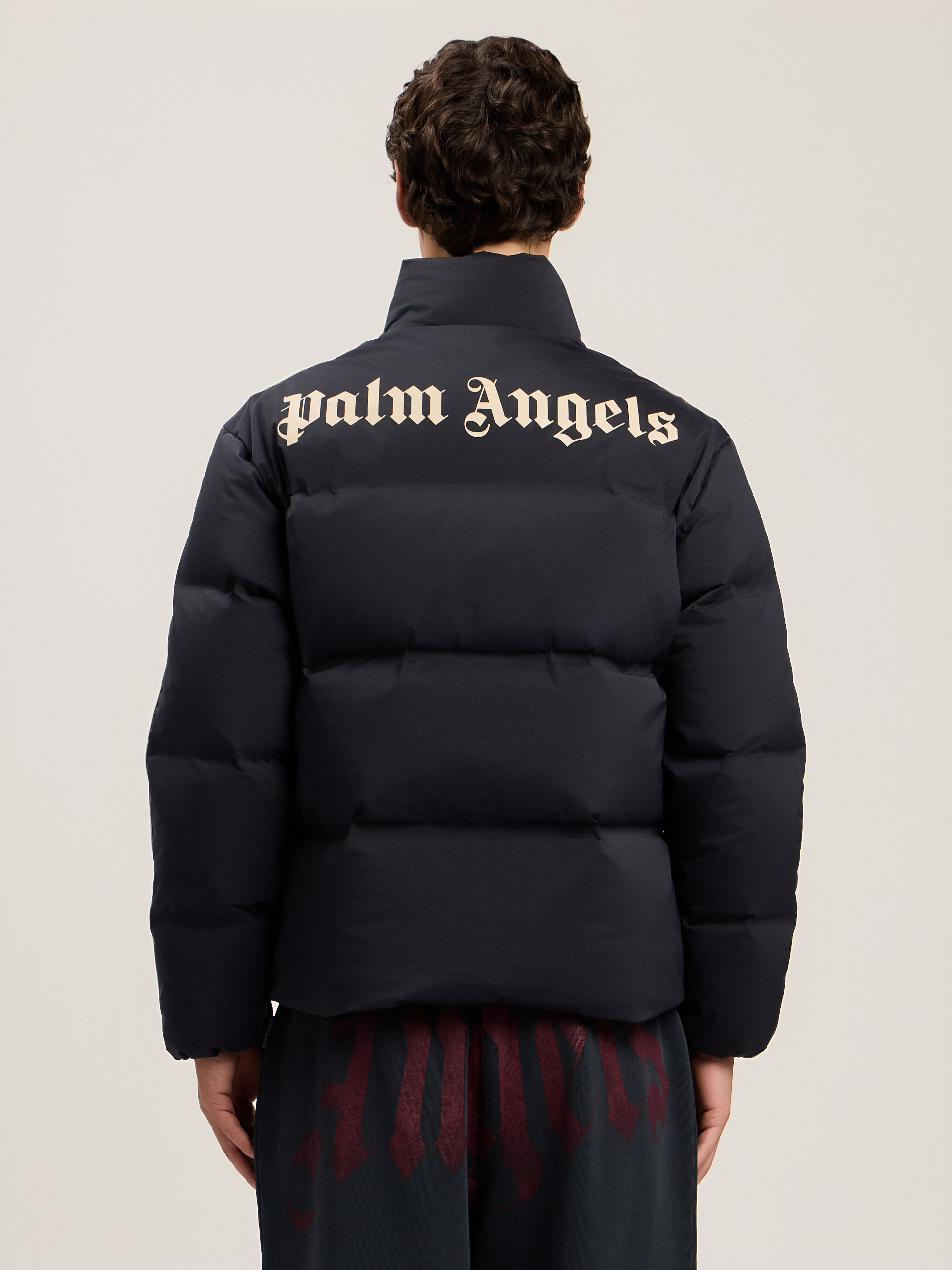 Classic Logo Track Down Jacket in BLACK TOFU for Men | Palm Angels®