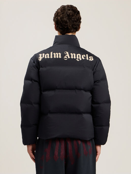 PALM ANGELS Classic Logo Track Down Jacket BLACK TOFU PMED057S26FAB002