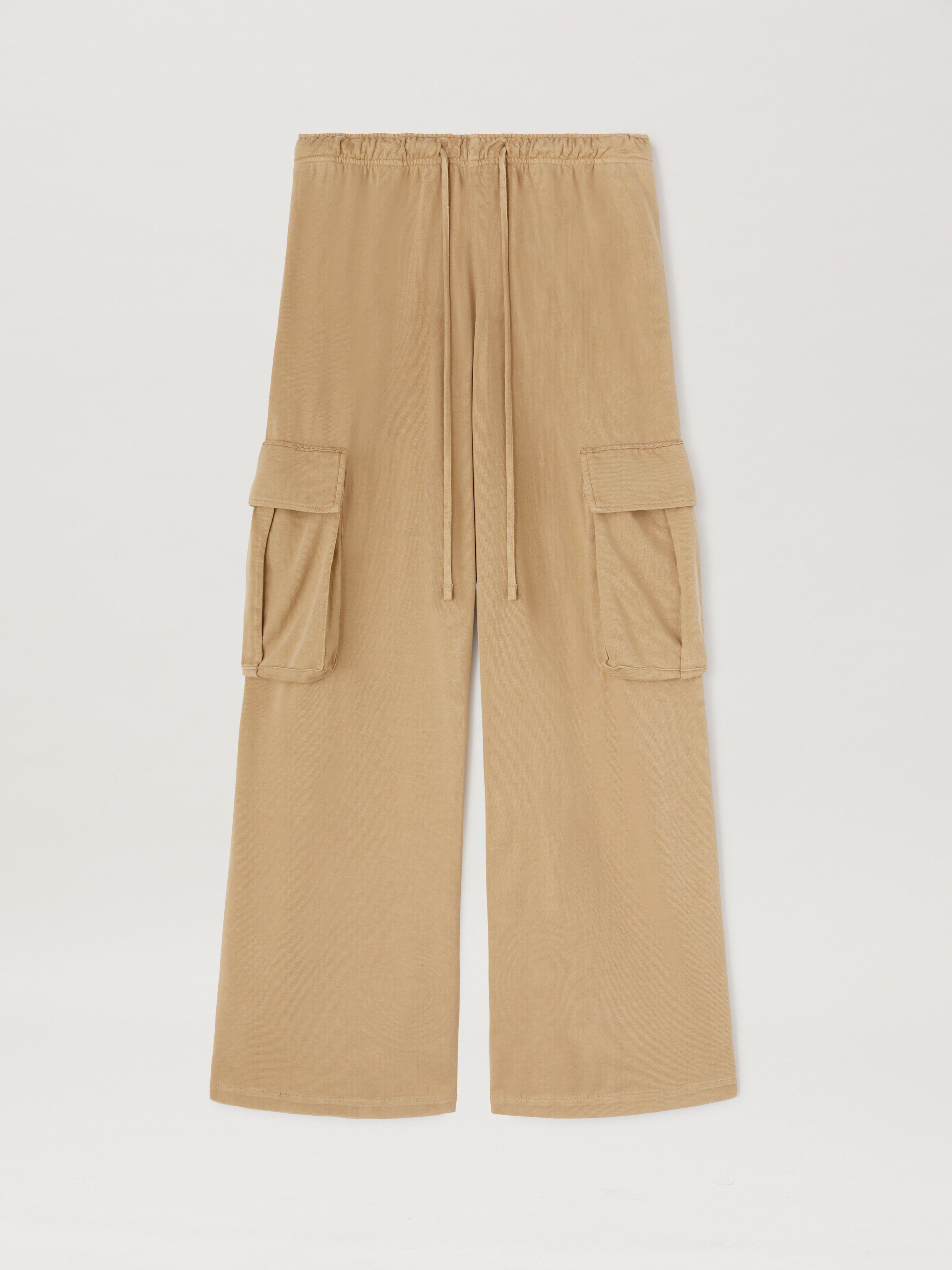 PALM ANGELS  Camel Cargo Pants CAMEL - CAMEL PMCF034S25FAB001
