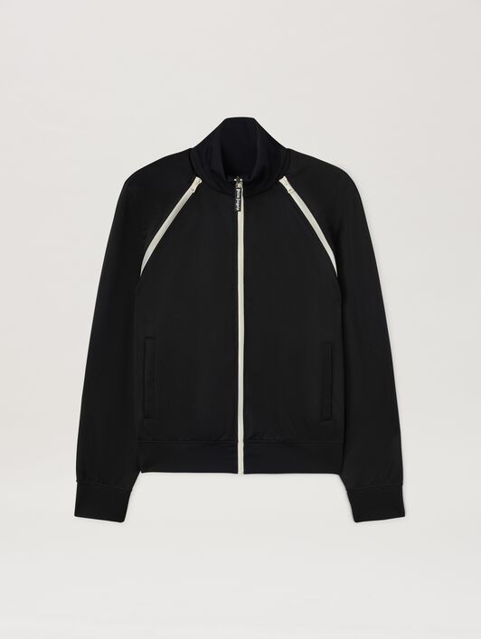 PALM ANGELS  Trainingsjacke BLACK - BLACK PMBD082S25FAB001
