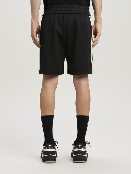 Classic Logo Track Shorts Black Off Whit PALM ANGELS Classic Logo Track Shorts Black Off Whit BLACK OFF WHITE PMCL004C99FAB001