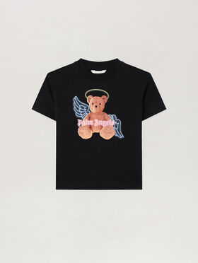 PALM ANGELS Bear Angel T-Shirt NERO/BLACK PGAA002S26JER001