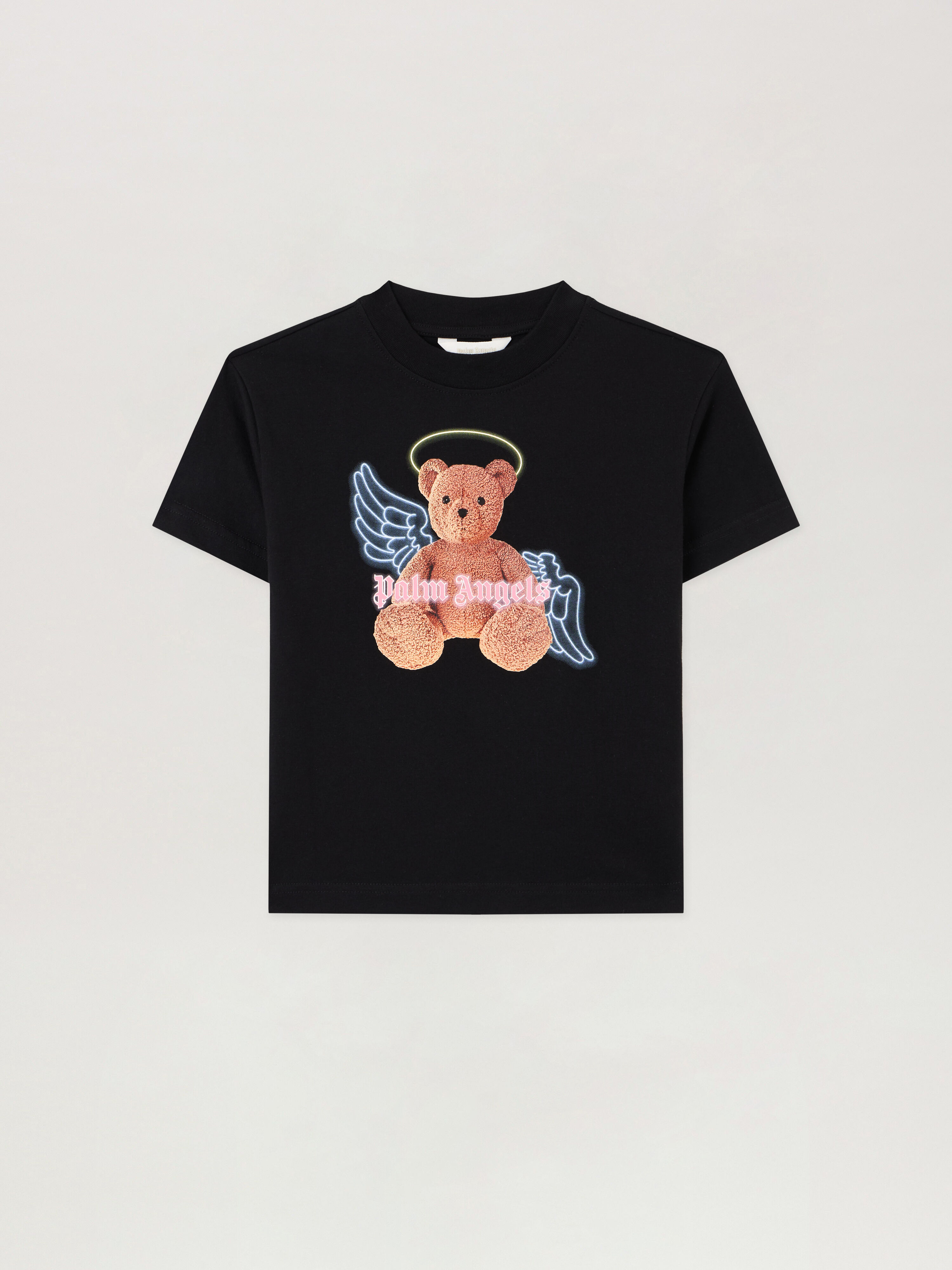 PALM ANGELS Bear Angel T-Shirt NERO/BLACK PGAA002S26JER001